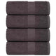 Vidaxl washandjes frogn 4 st 30x30 cm 360 g m² antraciet