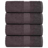 Vidaxl washandjes 4 stuks frogn antraciet 30x30 cm 100% katoen
