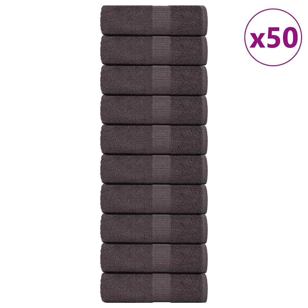 Vidaxl gastendoekjes frogn 50 st 30x50 cm 360 g m² antraciet