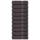 Vidaxl handdoeken frogn 10 st 50x100 cm 360 g m² antraciet