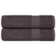 Vidaxl badhanddoeken frogn 2 st 100x150 cm 360 g m² antraciet