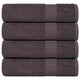 Vidaxl badhanddoeken frogn 4 st 100x150 cm 360 g m² antraciet