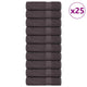 Vidaxl badhanddoeken frogn 25 st 100x150 cm 360 g m² antraciet