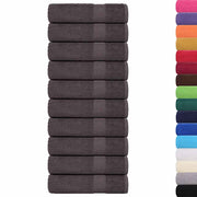 Vidaxl badhanddoeken frogn 25 st 100x150 cm 360 g m² antraciet - afbeelding 2