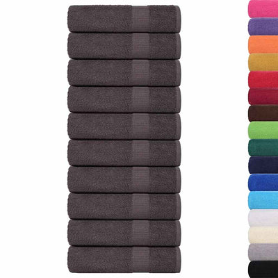 Vidaxl badhanddoeken frogn 25 st 100x150 cm 360 g m² antraciet