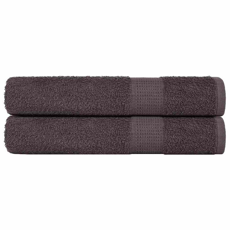 Vidaxl saunahanddoeken frogn 2 st 80x200 cm 360 g m² antraciet