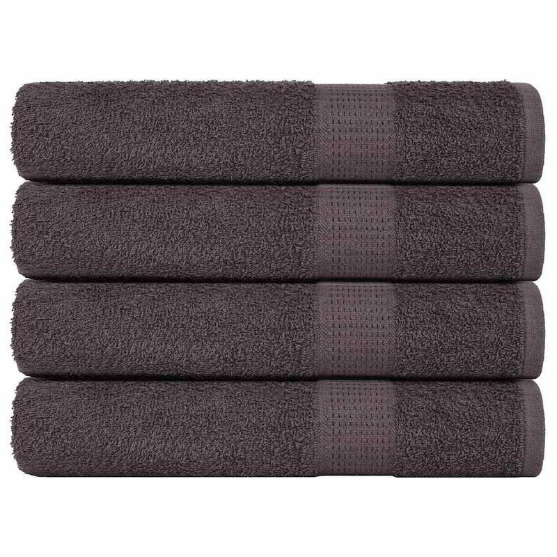 Vidaxl saunahanddoeken frogn 4 st 80x200 cm 360 g m² antraciet
