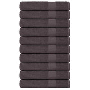 Vidaxl saunahanddoeken frogn 10 st 80x200 cm 360 g m² antraciet - afbeelding 1