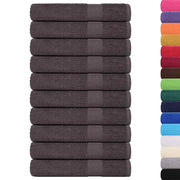 Vidaxl saunahanddoeken frogn 10 st 80x200 cm 360 g m² antraciet - afbeelding 2