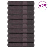 Vidaxl saunahanddoeken frogn 25 st 80x200 cm 360 g m² antraciet - afbeelding 1