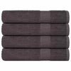 Vidaxl handdoeken frogn 4 st 100x200 cm 360 g m² antraciet