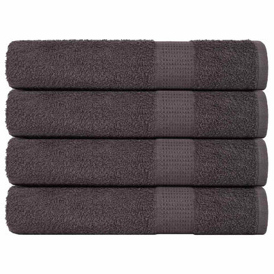 Vidaxl handdoeken frogn 4 st 100x200 cm 360 g m² antraciet