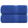 Vidaxl washandjes frogn 2 st 30x30 cm 360 g m² blauw