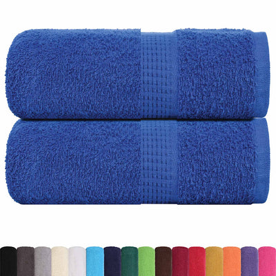 Vidaxl washandjes frogn 2 st 30x30 cm 360 g m² blauw