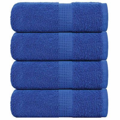 Vidaxl washandjes frogn 4 st 30x30 cm 360 g m² blauw