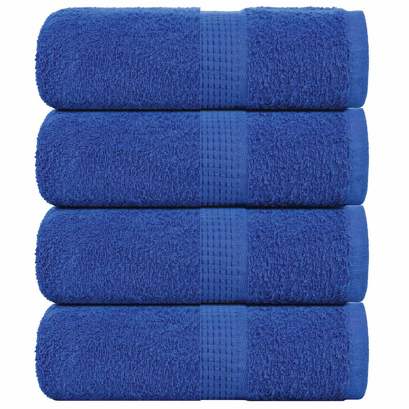 Vidaxl washandjes frogn 4 st 30x30 cm 360 g m² blauw