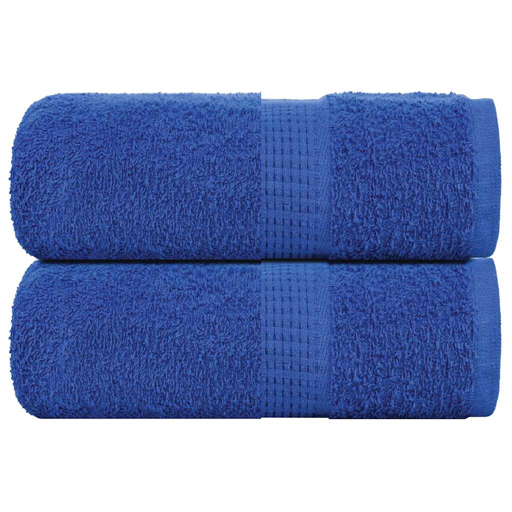 Vidaxl gastendoekjes 2 st 30x50 cm 360 g m² 100% katoen blauw