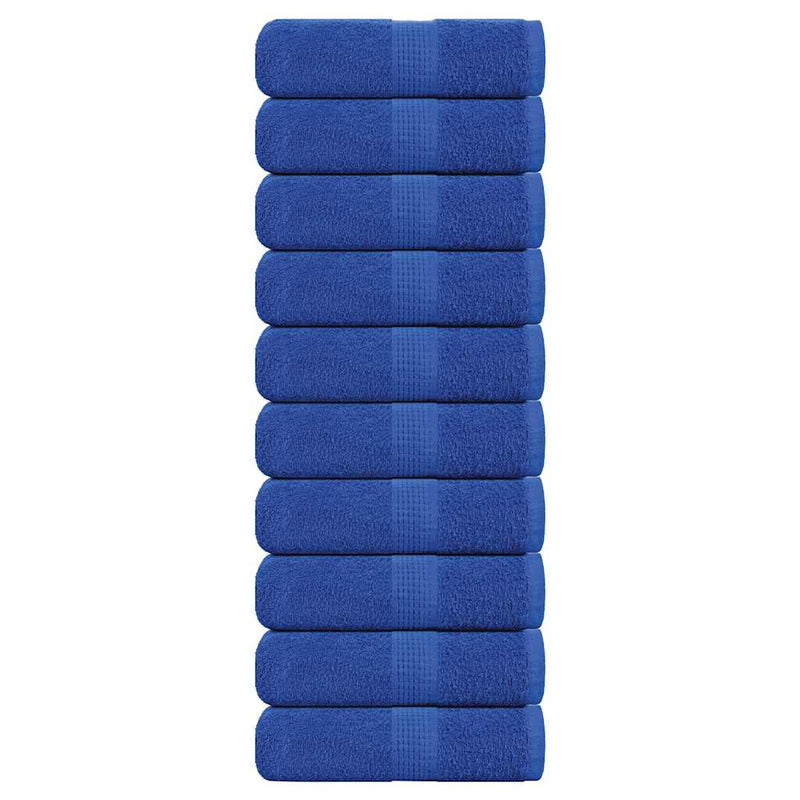 Vidaxl gastendoekjes frogn 10 st 30x50 cm 360 g m² blauw
