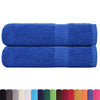 Vidaxl handdoeken frogn 2 st 50x100 cm 360 g m² blauw