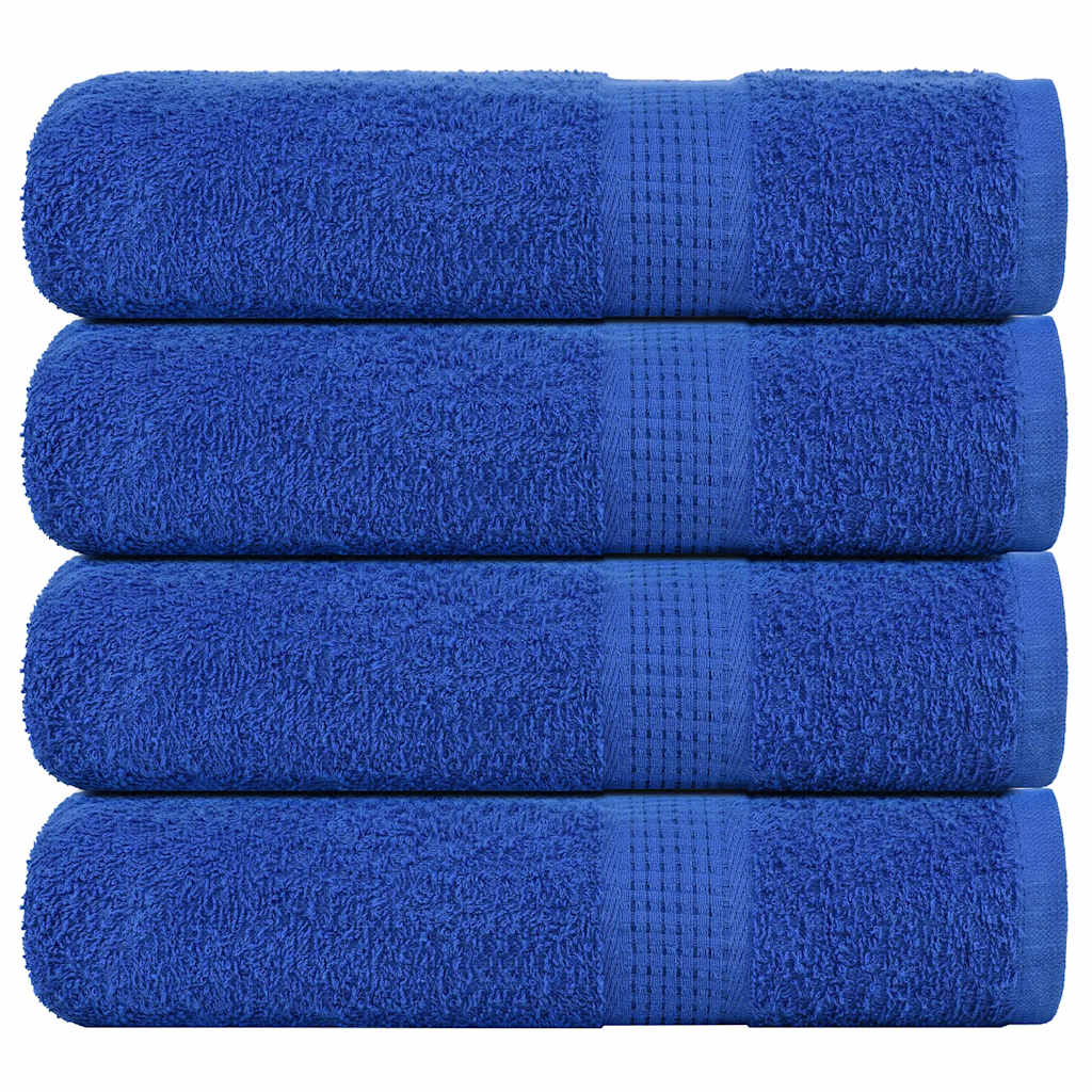 Vidaxl handdoeken frogn 4 st 50x100 cm 360 g m² blauw