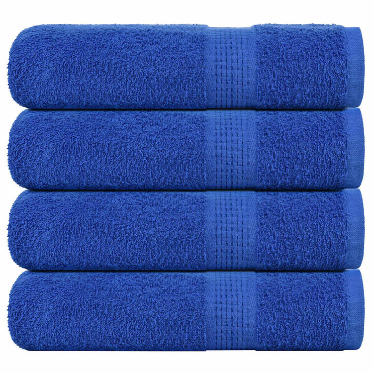 Vidaxl handdoeken frogn 4 st 50x100 cm 360 g m² blauw