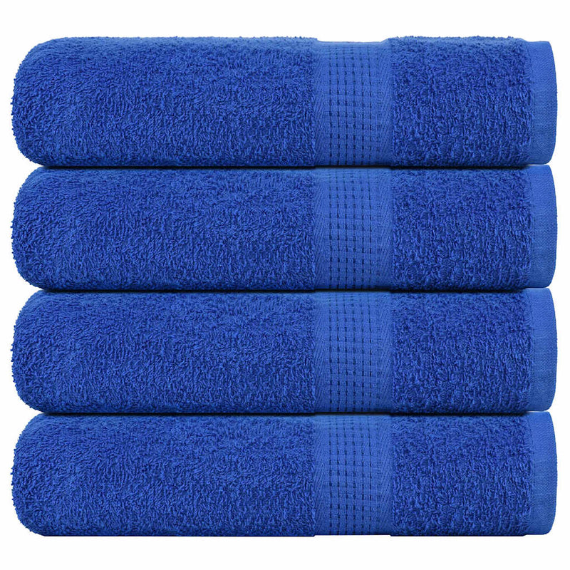 Vidaxl handdoeken frogn 4 st 50x100 cm 360 g m² blauw