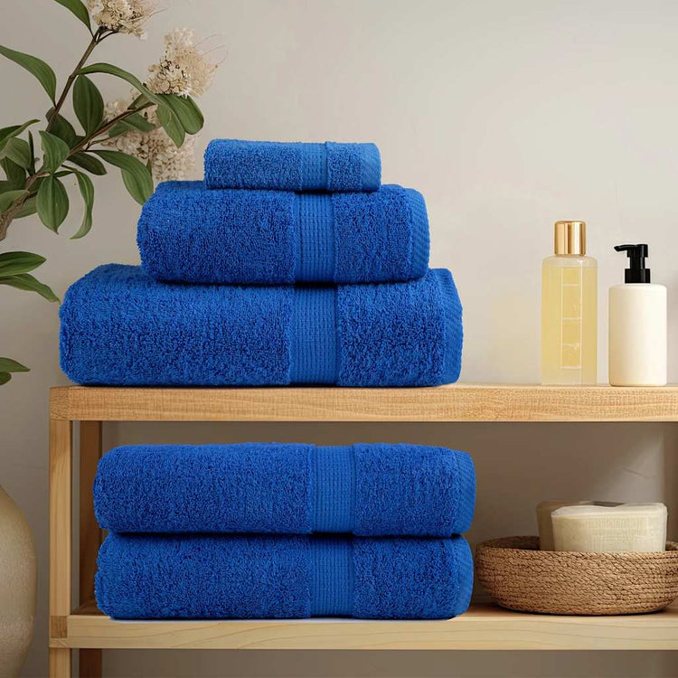 Vidaxl handdoeken frogn 4 st 50x100 cm 360 g m² blauw