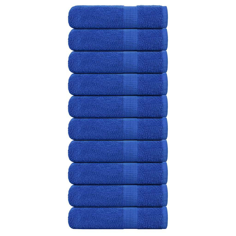 Vidaxl handdoeken frogn 10 st 50x100 cm 360 g m² blauw