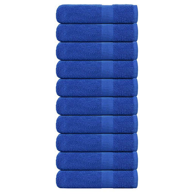 Vidaxl handdoeken frogn 10 st 50x100 cm 360 g m² blauw