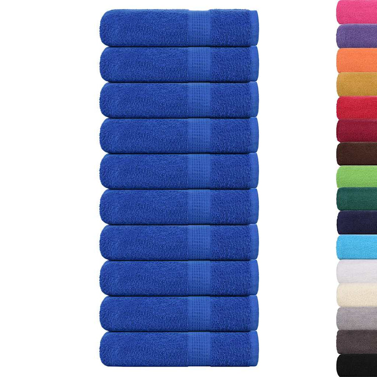 Vidaxl handdoeken frogn 10 st 50x100 cm 360 g m² blauw