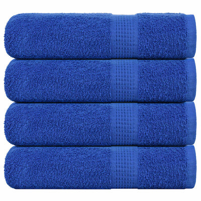 Vidaxl douchehanddoeken frogn 4 st 70x140 cm 360 g m² blauw