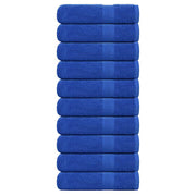 Vidaxl douchehanddoeken frogn 10 st 70x140 cm 360 g m² blauw - afbeelding 1