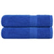 Vidaxl badhanddoeken frogn 2 st 100x150 cm 360 g m² blauw