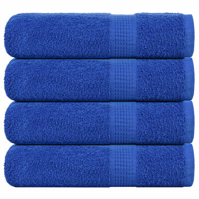 Vidaxl badhanddoeken frogn 4 st 100x150 cm 360 g m² blauw