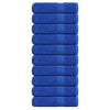 Vidaxl badhanddoeken frogn 10 st 100x150 cm 360 g m² blauw