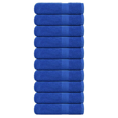 Vidaxl badhanddoeken frogn 10 st 100x150 cm 360 g m² blauw