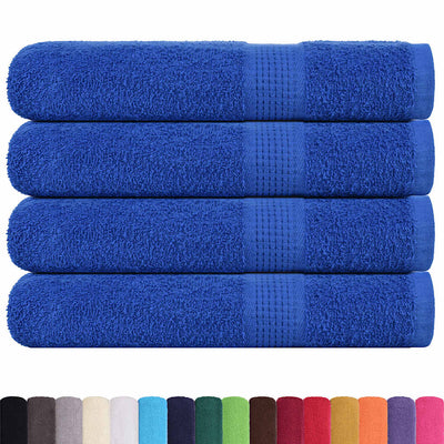 Vidaxl saunahanddoeken frogn 4 st 80x200 cm 360 g m² blauw