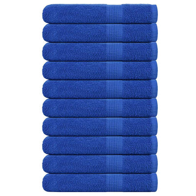 Vidaxl saunahanddoeken frogn 10 st 80x200 cm 360 g m² blauw