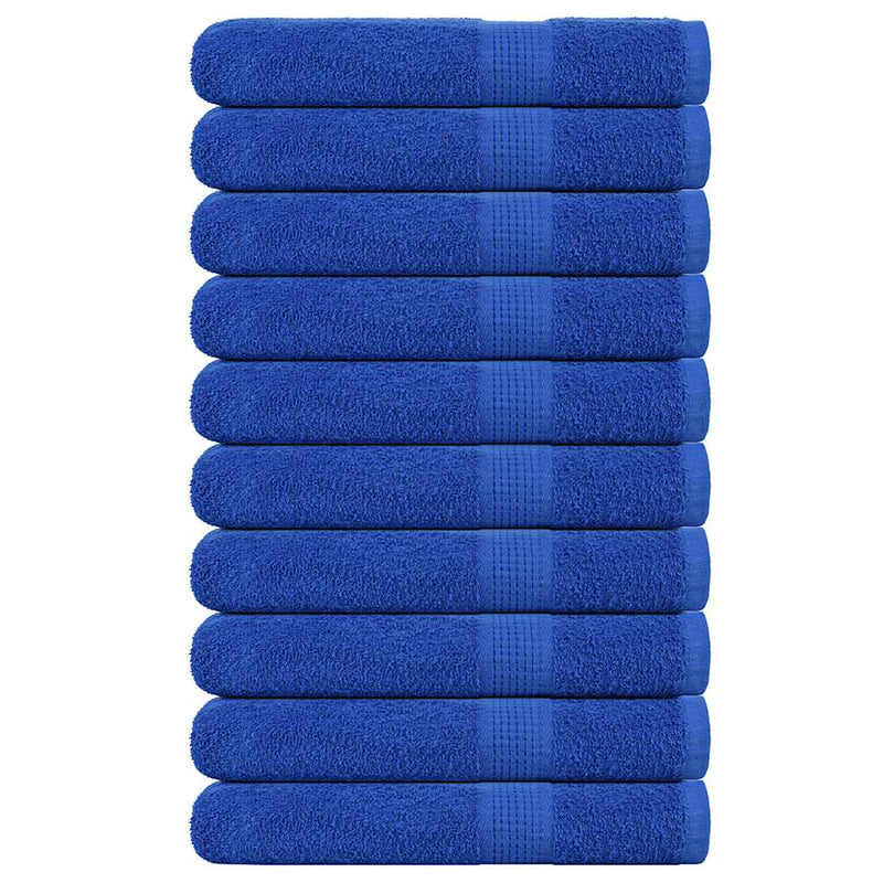 Vidaxl saunahanddoeken frogn 10 st 80x200 cm 360 g m² blauw