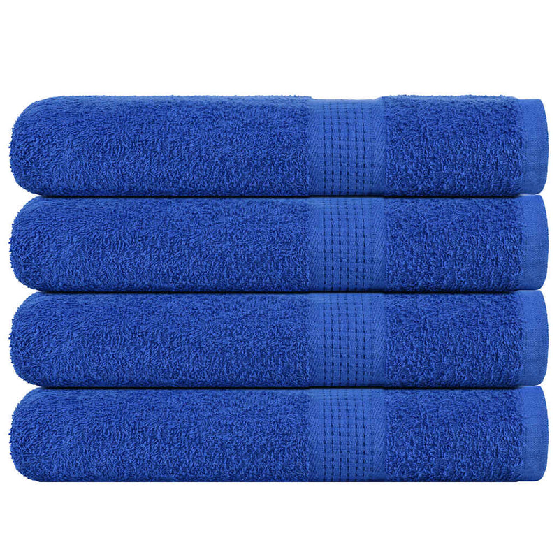 Vidaxl handdoeken frogn 4 st 100x200 cm 360 g m² blauw