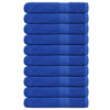 Vidaxl handdoeken frogn 10 st 100x200 cm 360 g m² blauw