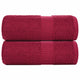 Vidaxl washandjes frogn 2 st 30x30 cm 360 g m² bordeaux