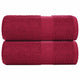 Vidaxl gastendoekjes frogn 2 st 30x50 cm 360 g m² bordeaux