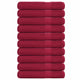 Vidaxl saunahanddoeken frogn 10 st 80x200 cm 360 g m² bordeaux
