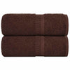 Vidaxl gastendoekjes frogn 2 st 30x50 cm 360 g m² bruin