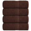 Vidaxl gastendoekjes frogn 4 st 30x50 cm 360 g m² bruin