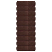 Vidaxl gastendoekjes frogn 10 st 30x50 cm 360 g m² bruin - afbeelding 1