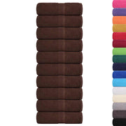 Vidaxl gastendoekjes frogn 10 st 30x50 cm 360 g m² bruin - afbeelding 2