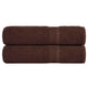 Vidaxl handdoeken frogn 2 st 50x100 cm 360 g m² bruin
