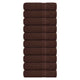 Vidaxl handdoeken frogn 10 st 50x100 cm 360 g m² bruin